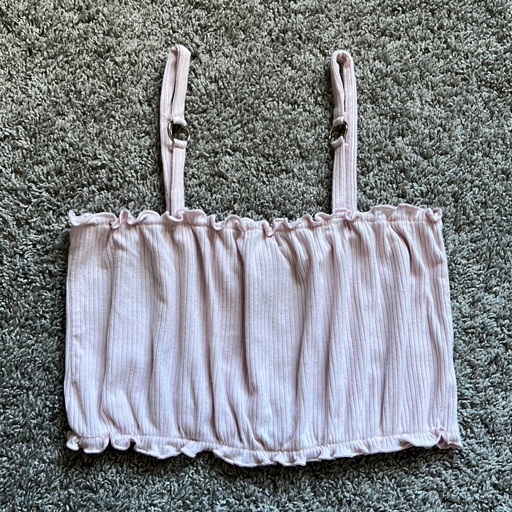 Emma & Sam Ribbed Crop Top